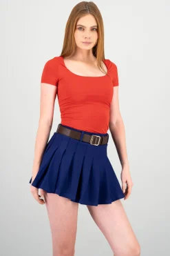 Bodysuit escote cuadrado doble tela