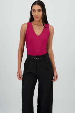 Bodysuit escote V liso Hypsters