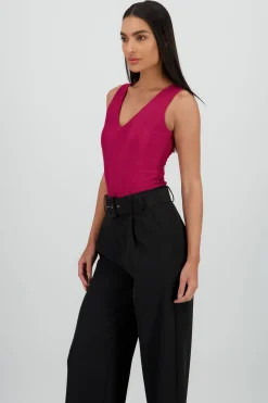 Bodysuit escote V liso Hypsters