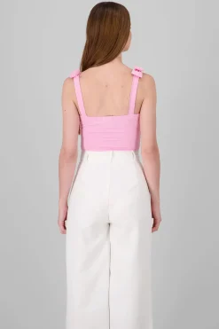 Bodysuit Liso Con Tirante Moños Hypsters