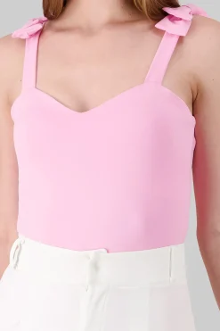 Bodysuit Liso Con Tirante Moños Hypsters