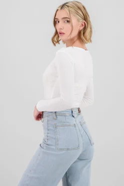 Bodysuit Liso Escote Cuadrado