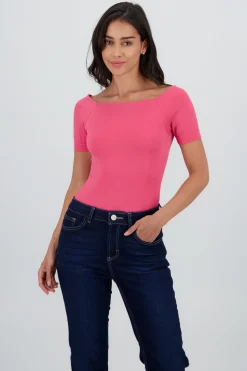 Bodysuit Liso Hombros Descubiertos