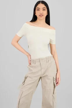 Bodysuit Liso Hombros Descubiertos