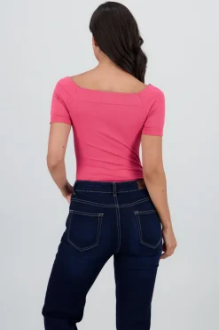 Bodysuit Liso Hombros Descubiertos