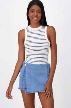 Bodysuit Sin Manga De Rayas