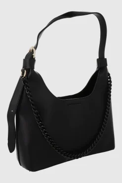 Bolsa baguette cadena monocolor