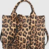Bolsa tote estructura animal print