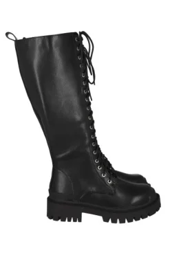 Bota combat larga rodilla