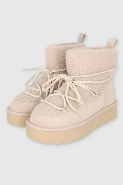 Bota invierno nieve cordón