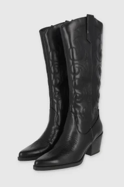 Bota larga vaquera bordados