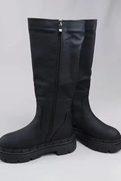 Bota Maxi Efecto Piel