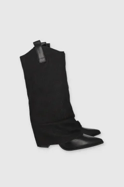 Bota Midi Vaquera Acampanada