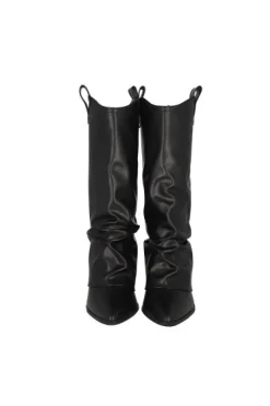 Bota Midi Vaquera Acampanada