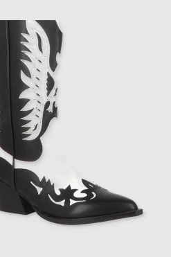 Bota Vaquera Contrastes Diseño Color