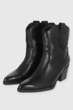 Bota vaquera efecto desgastado