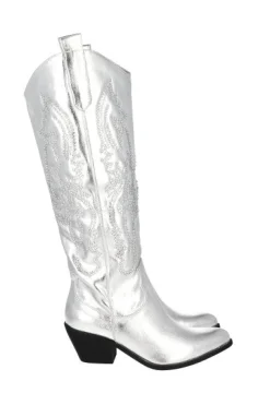 Bota Vaquera Larga Aplicaciones