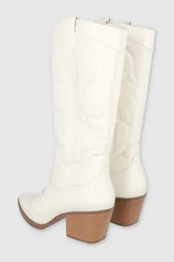 Bota vaquera pespunte punta