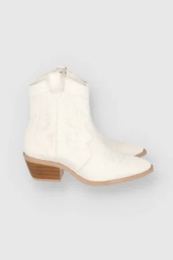Bota Vaquera Tobillo Bordado