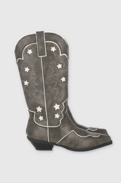Bota Vaquera Vintage Estrellas
