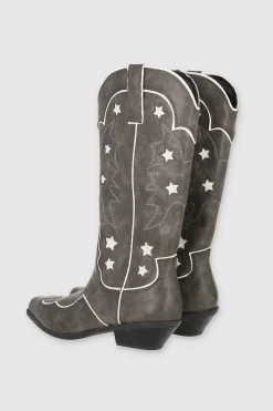 Bota Vaquera Vintage Estrellas