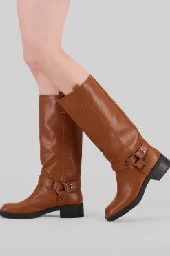 Botas Motero Hebilla Estoperoles