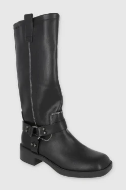 Botas Motero Hebilla Estoperoles