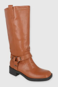 Botas Motero Hebilla Estoperoles