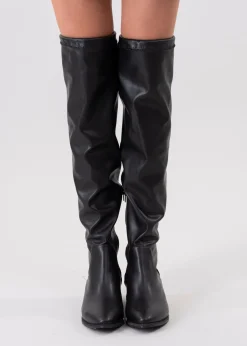 Botas Overknee Cintas Traseras