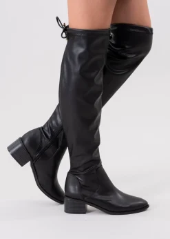 Botas Overknee Cintas Traseras