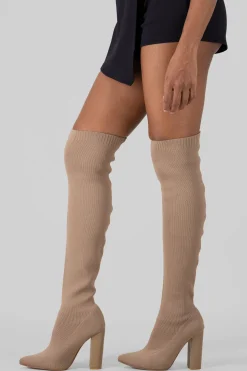 Botas overknee tacón grueso