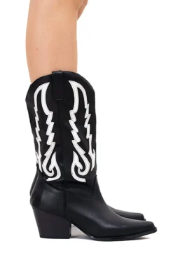 Botas vaqueras bicolor