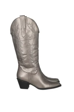 Botas vaqueras efecto metálico