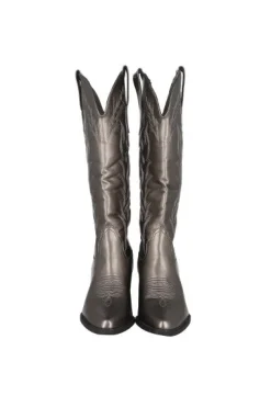 Botas vaqueras efecto metálico