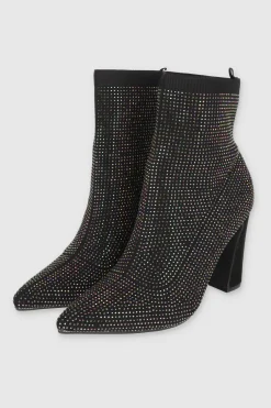 Botin calcetin multi brillos