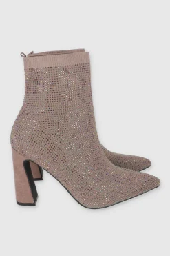 Botin calcetin multi brillos