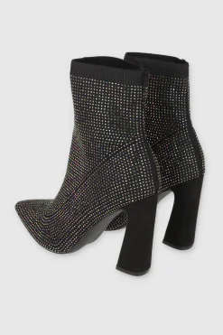 Botin calcetin multi brillos