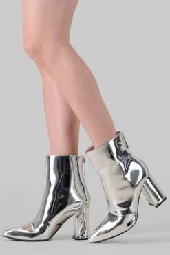 Botin pointy metalico