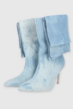 Botín bolsa cargo denim