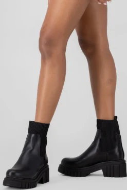 Botín chelsea calcetín