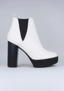 Botín chelsea tacón alto