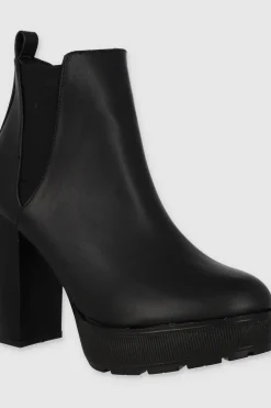 Botín chelsea tacón alto