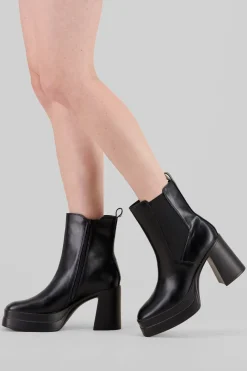 Botín chelsea tacón ancho