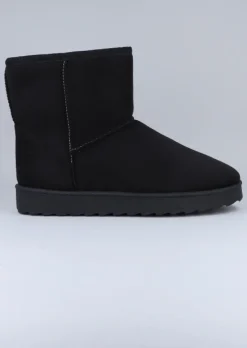 Botín corto peluche