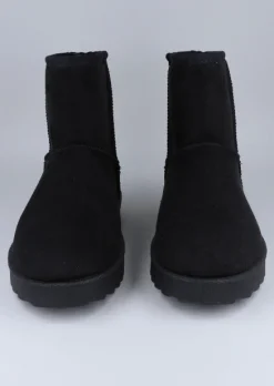 Botín corto peluche