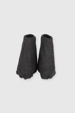 Botín Denim Dobladillo