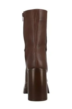 Botín Doble Plataforma Efecto Piel