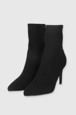 Botín midi tejido estrecho