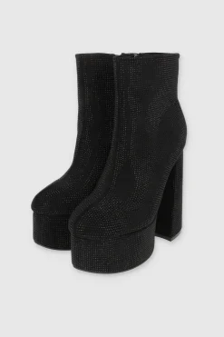 Botín plataforma brillos