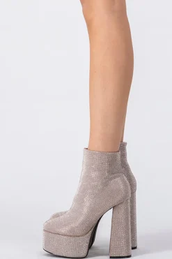 Botín plataforma brillos